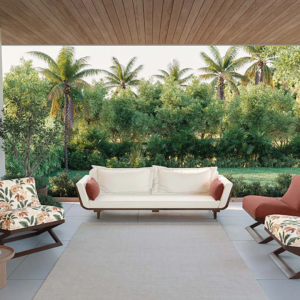 Tecido Karsten Acquablock Externo Florescer Rosado 1,40 m Karsten