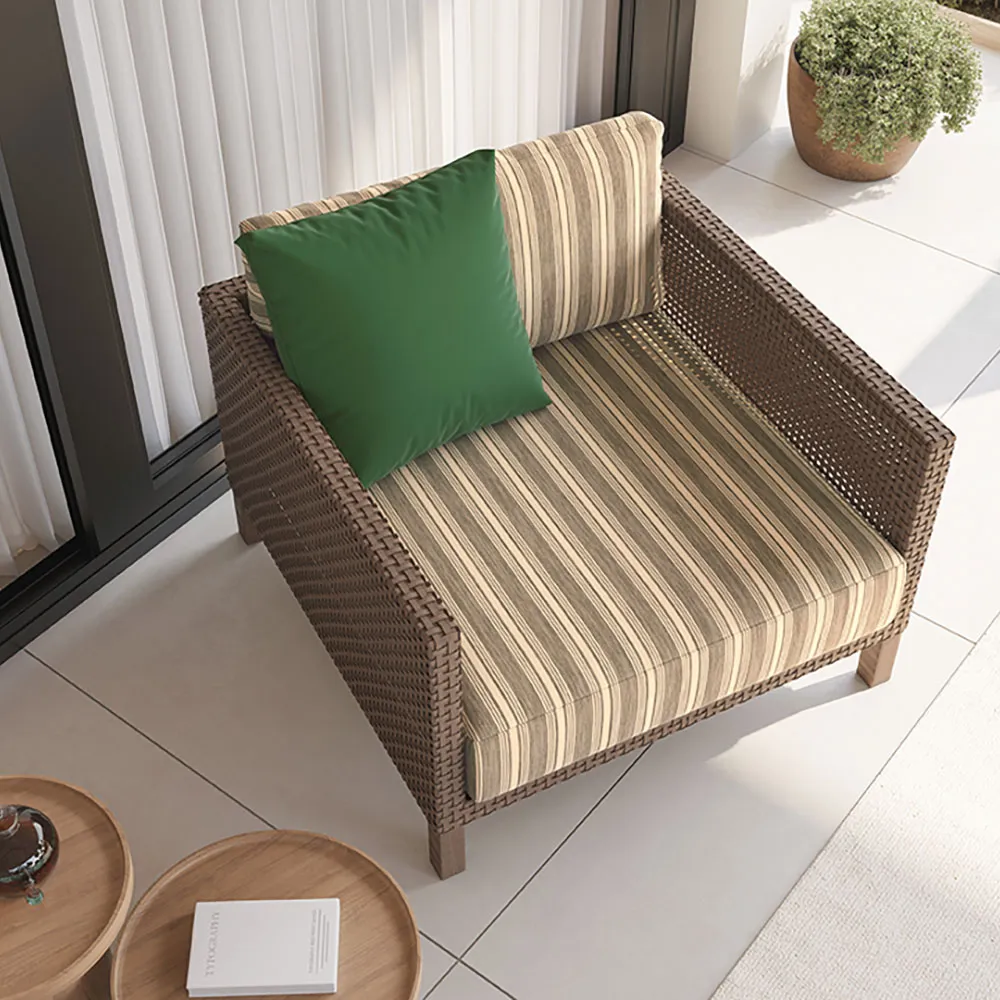 Tecido Karsten Acquablock Externo Linhas Fendi 1,40 m Karsten